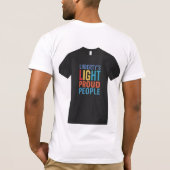 自由の約束誇りを持った民 Tシャツ (裏面)