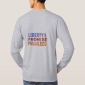 自由の約束 Tシャツ (裏面)