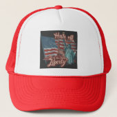 「自由の素晴らし地：自由の国への帽子 キャップ (正面)