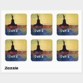 自由の絆を持つ日の出 スクエアシール (シート)