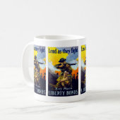 自由の絆を買固めて貸す コーヒーマグカップ (正面左)