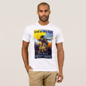 自由の絆を買固めて貸す Tシャツ (正面フル)