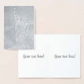 自由の絵画女神 箔カード (ディスプレー)