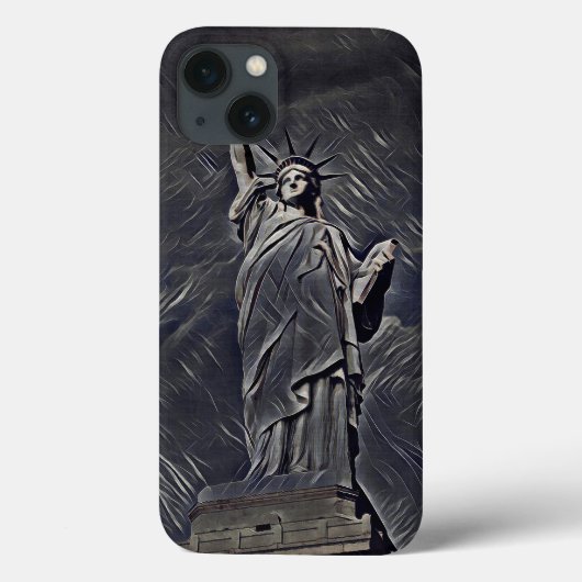自由の絵画女神 Case-Mate iPhoneケース (裏面)