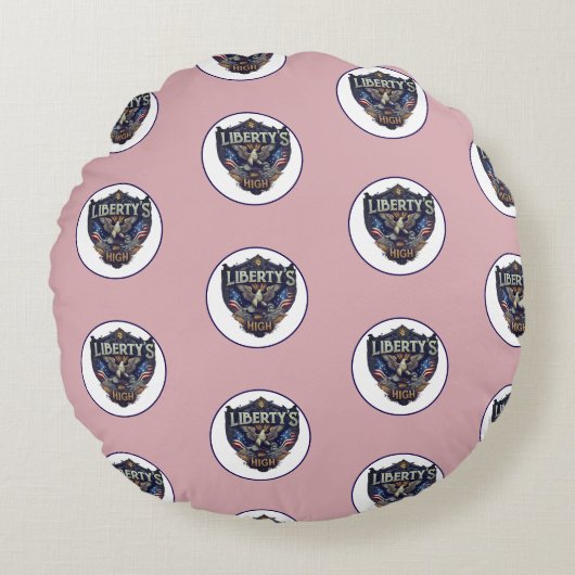 自由の綱は高い ラウンドクッション (正面)