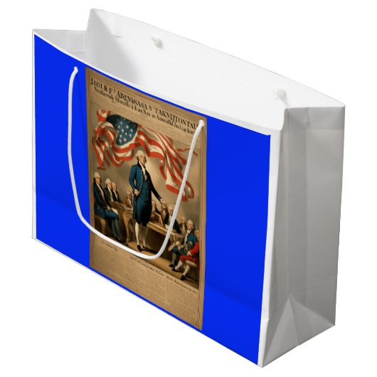 自由の編集 ラージペーパーバッグ (正面アングル)