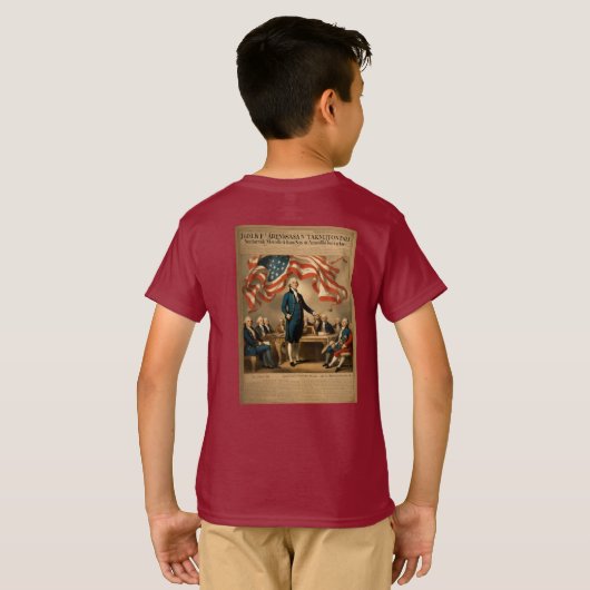 自由の編集 Tシャツ (裏面フル)