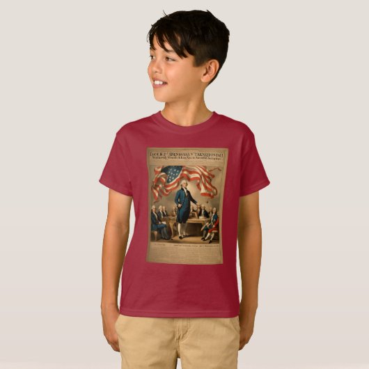 自由の編集 Tシャツ (正面フル)