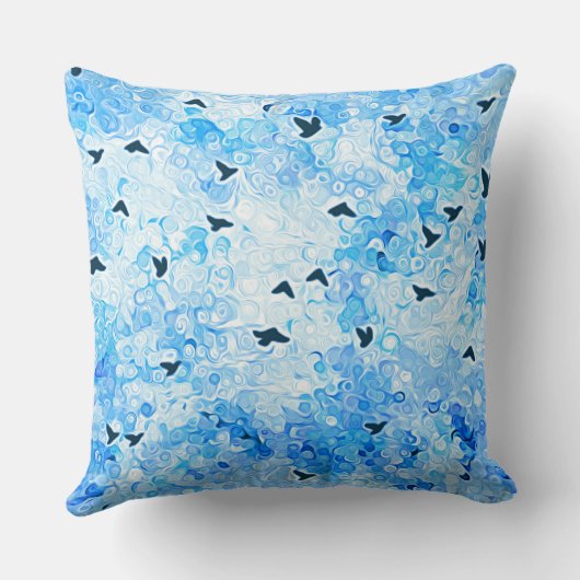 自由の翼 クッション (裏面)