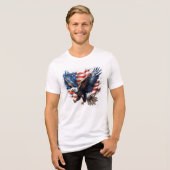 自由の翼 トライブレンドＴシャツ (正面全面)