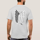 自由の翼 ― 調査兵団エンブレムTシャツ Tシャツ (裏面)