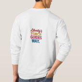 自由の聖火が道を導く Tシャツ (裏面)