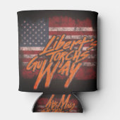 自由の聖火ガイドウェイ 缶クーラー (裏面)