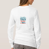 自由の聖火：道を導く Tシャツ (裏面)