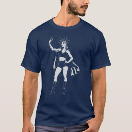 自由の自撮り: 像がスナップ Tシャツ