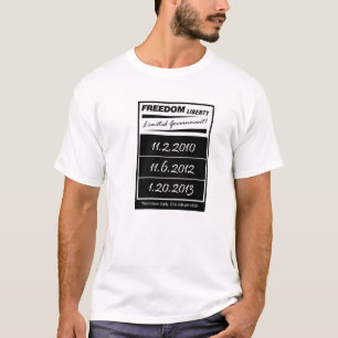 自由の自由の限られた政府 Tシャツ