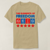 自由の要素 Tシャツ (デザイン正面)