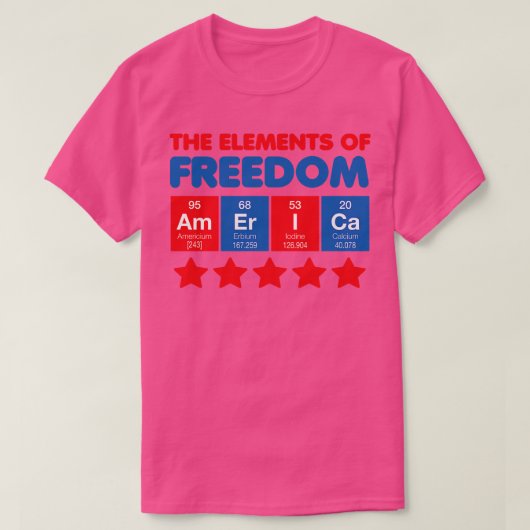 自由の要素 Tシャツ (デザイン正面)