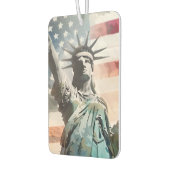 自由の車の装飾の像：愛国的スタイリッシュ&愛国的 カーエアーフレッシュナー (左)