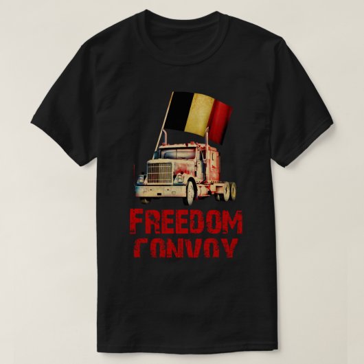 自由の輸送ベルギー Tシャツ (デザイン正面)