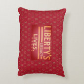 自由の遺産は生きる。 アクセントクッション (裏面(縦))