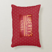 自由の遺産は生きる。 アクセントクッション (正面(垂直))