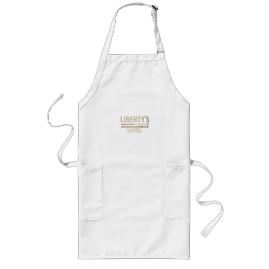 自由の遺産は生きる。エプロン ロングエプロン (正面)