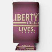 自由の遺産は生きる。クーラー スリム缶クーラー (裏面)