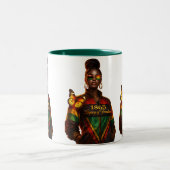 自由の遺産 (都市 + 歴史的人物) ツートーンマグカップ (中央)