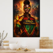 自由の遺産（都市 + 歴史的人物） ポスター (キッチン)