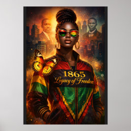 自由の遺産（都市 + 歴史的人物） ポスター