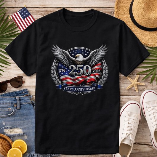 自由の銀翼の愛国 Tシャツ