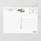 自由の鐘が貼られた内戦の封筒 ポストカード (裏面)