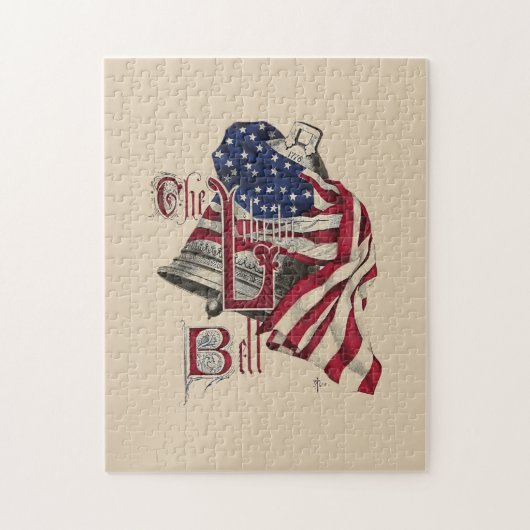 自由の鐘の愛国心が強いジグソーパズル ジグソーパズル (縦)