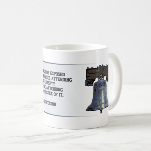 自由の鐘-ジェファーソン コーヒーマグカップ (正面右)