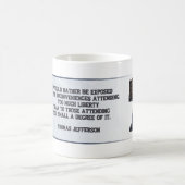 自由の鐘-ジェファーソン コーヒーマグカップ (中央)