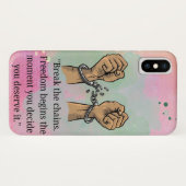 自由の電話ケース/壁紙 Case-Mate iPhoneケース (裏面(横))