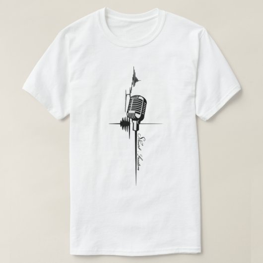 自由の音：波の声 Tシャツ (デザイン正面)