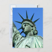 自由の頭冠詳細 ポストカード (正面/裏面)