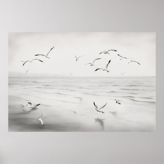 「自由の飛行」アートポスター ポスター (正面)