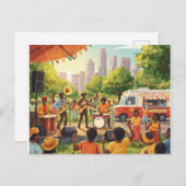 「自由の饗宴」十二月 ポストカード (正面/裏面)