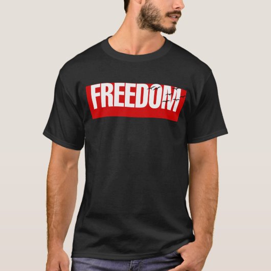 自由の鳥 Tシャツ (正面)
