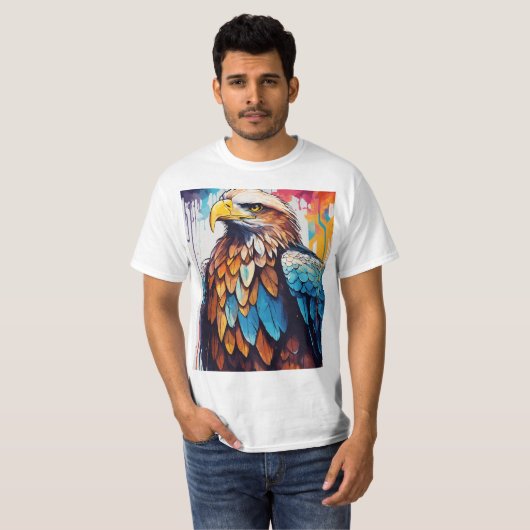 「自由の鷲」 Tシャツ (正面フル)