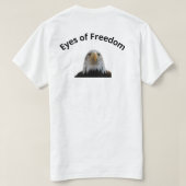 自由の鷹アイコン グラフィックTシャツ Tシャツ (デザイン裏面)