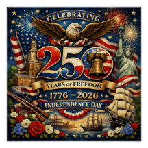 自由の250年ポスター (1776–2026)