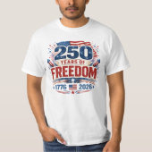 自由の250年記念Tシャツ Tシャツ (正面)