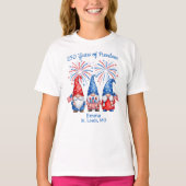 自由の250年 子供Tシャツ 愛国ノーム Tシャツ (正面)