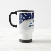 自由の250年 1776 アメリカ国旗 トラベルマグ (左)