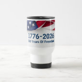 自由の250年 1776 アメリカ国旗 トラベルマグ (中央)