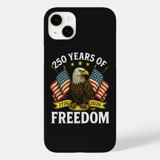 自由の250年 1776 2026 ハクトウワシ Case-Mate iPhoneケース (裏面)